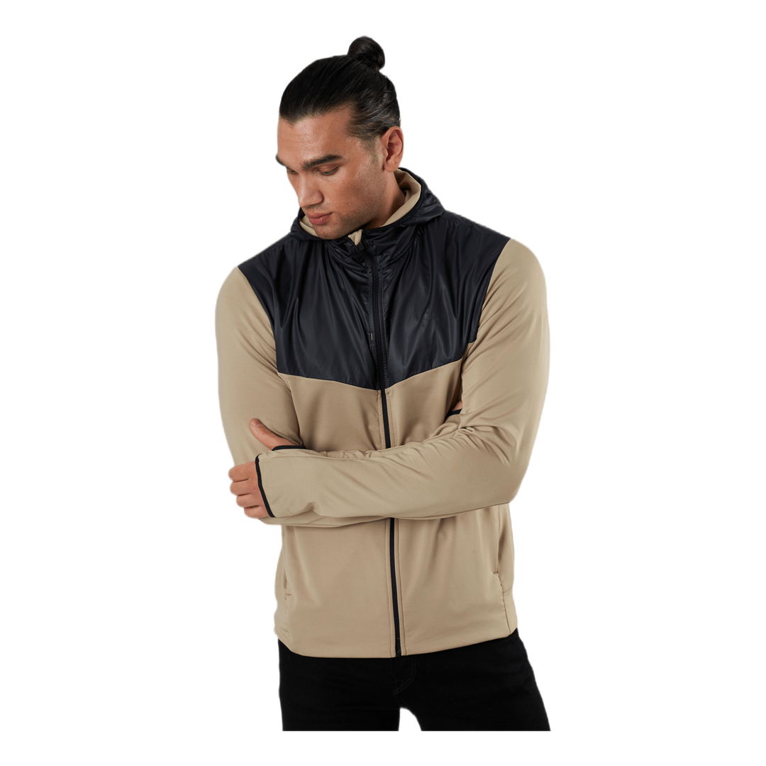 ADV Charge Jersey Hood Jacket Black/Beige