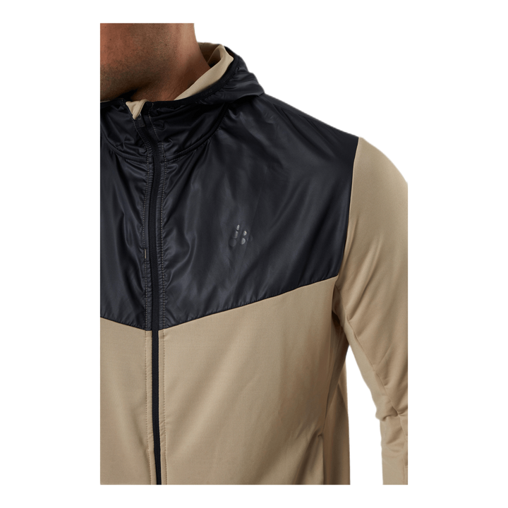 ADV Charge Jersey Hood Jacket Black/Beige