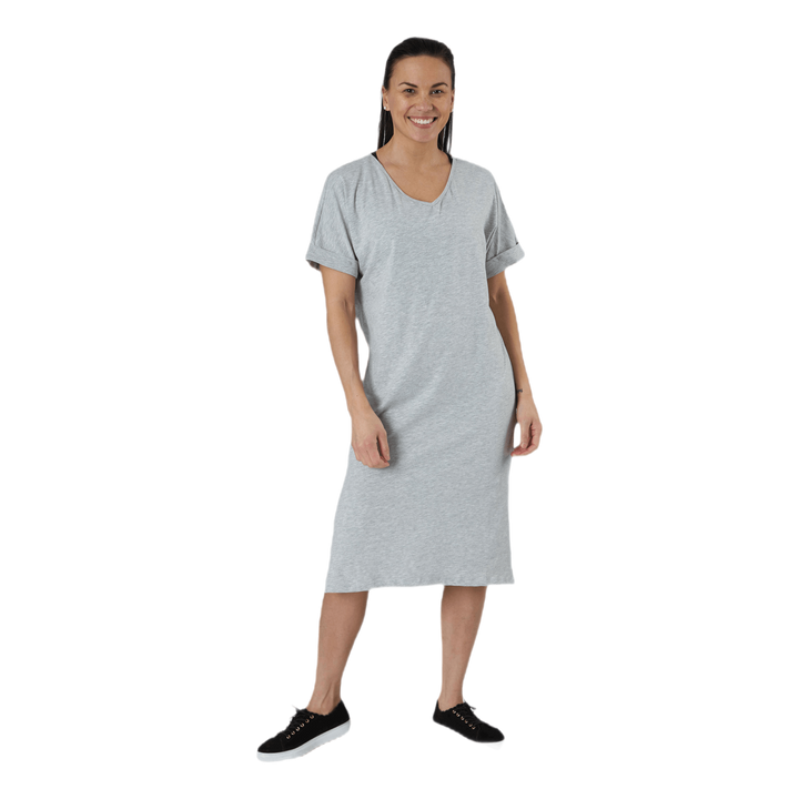 Neora Ss Fold Up Dress Grey