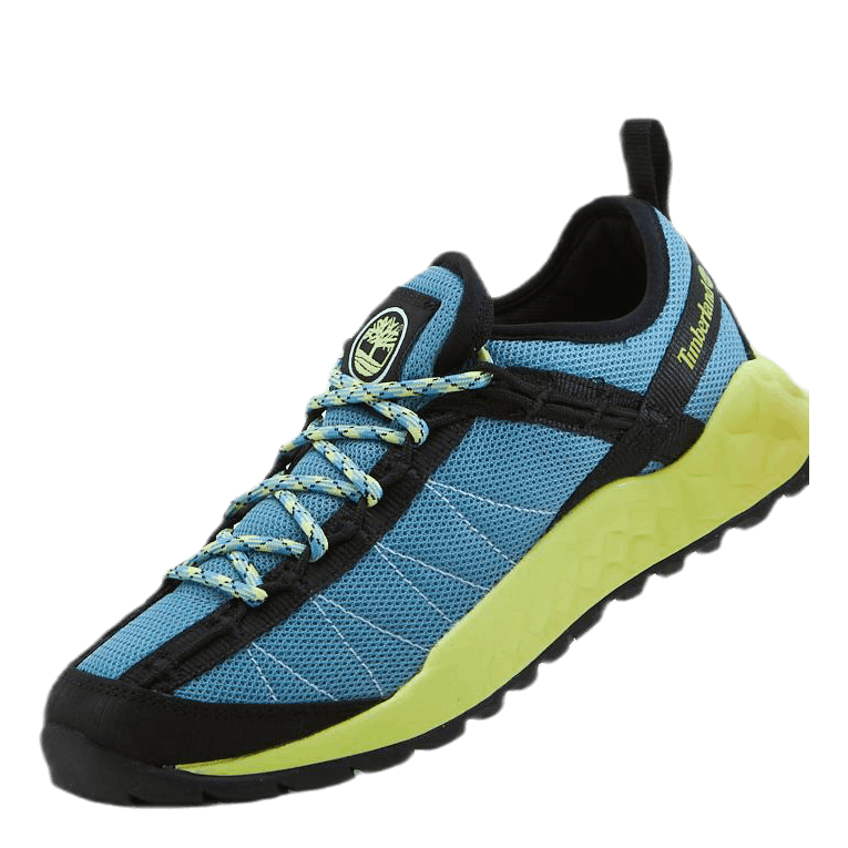 Solar Wave Low Fabric Blue