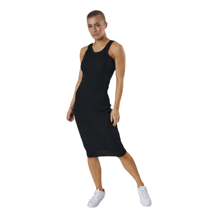 Hazel Rib Tank Dress Black