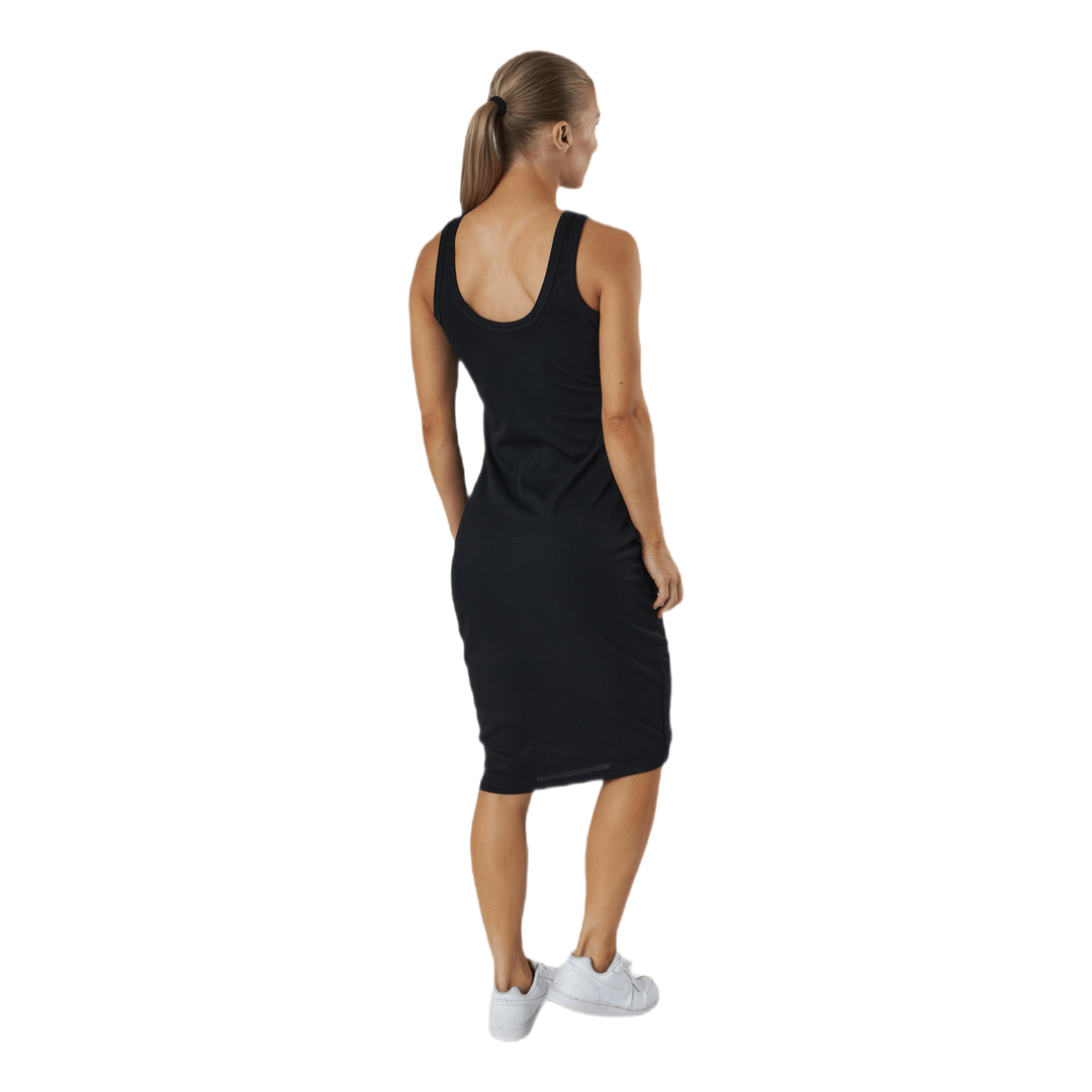 Hazel Rib Tank Dress Black