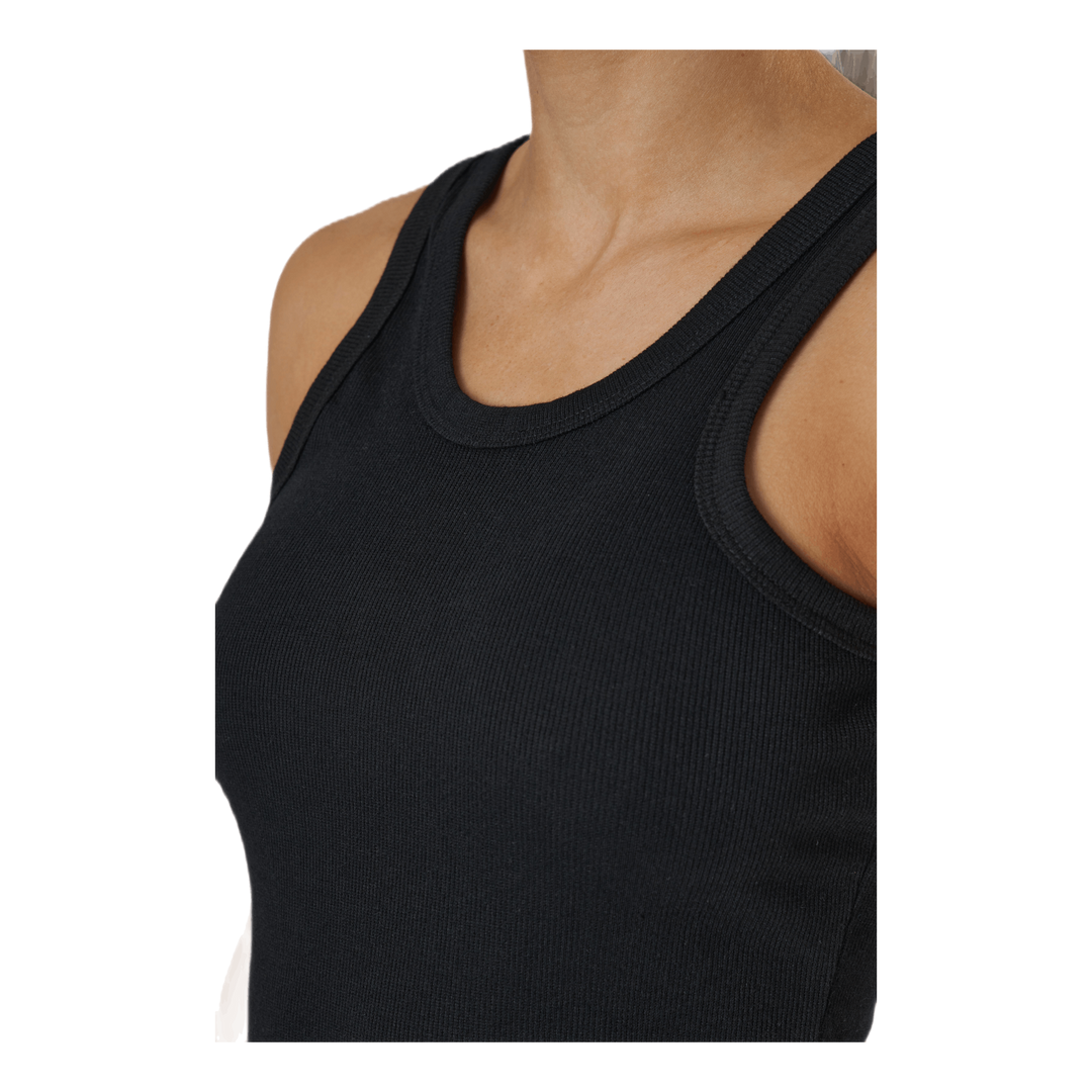 Hazel Rib Tank Dress Black