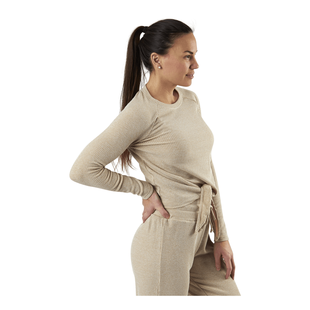 Studio Rib Sweater Beige