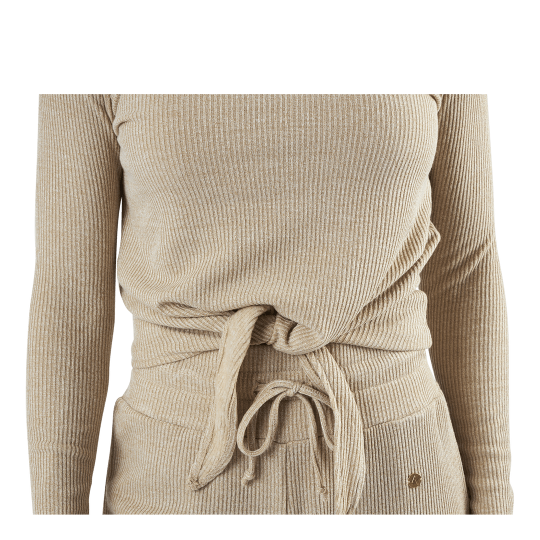 Studio Rib Sweater Beige