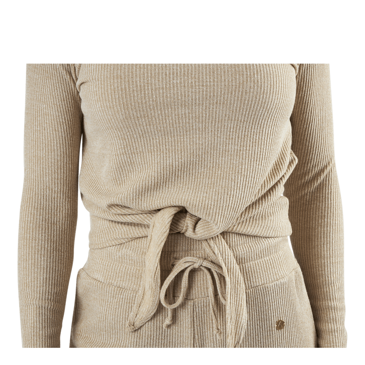 Studio Rib Sweater Beige