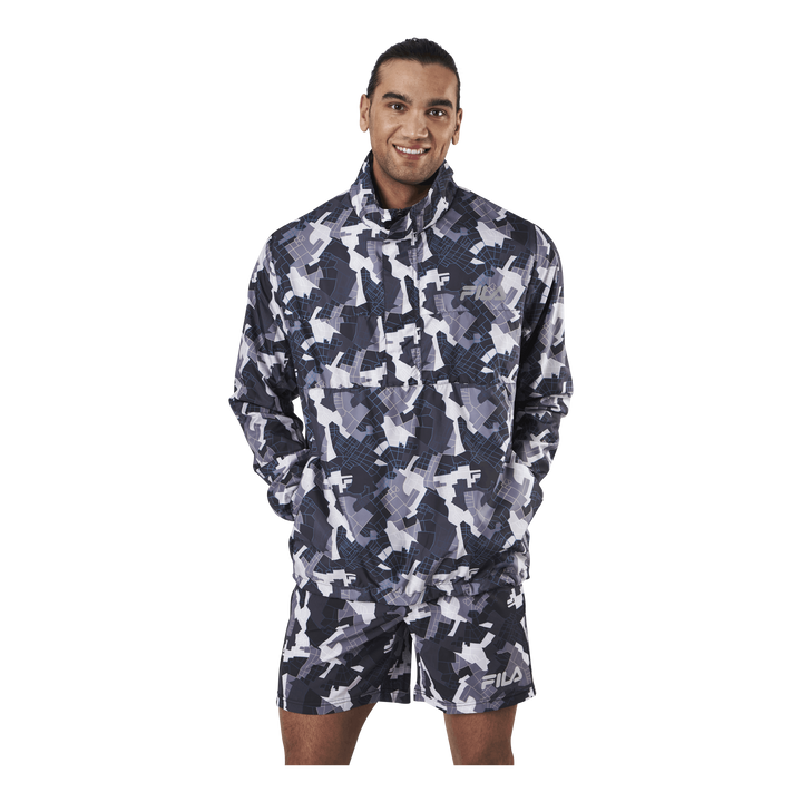 Ender Aop Wind Anorak Grey