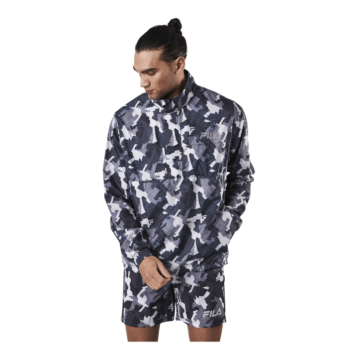 Ender Aop Wind Anorak Grey