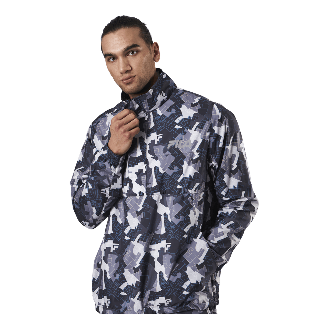 Ender Aop Wind Anorak Grey