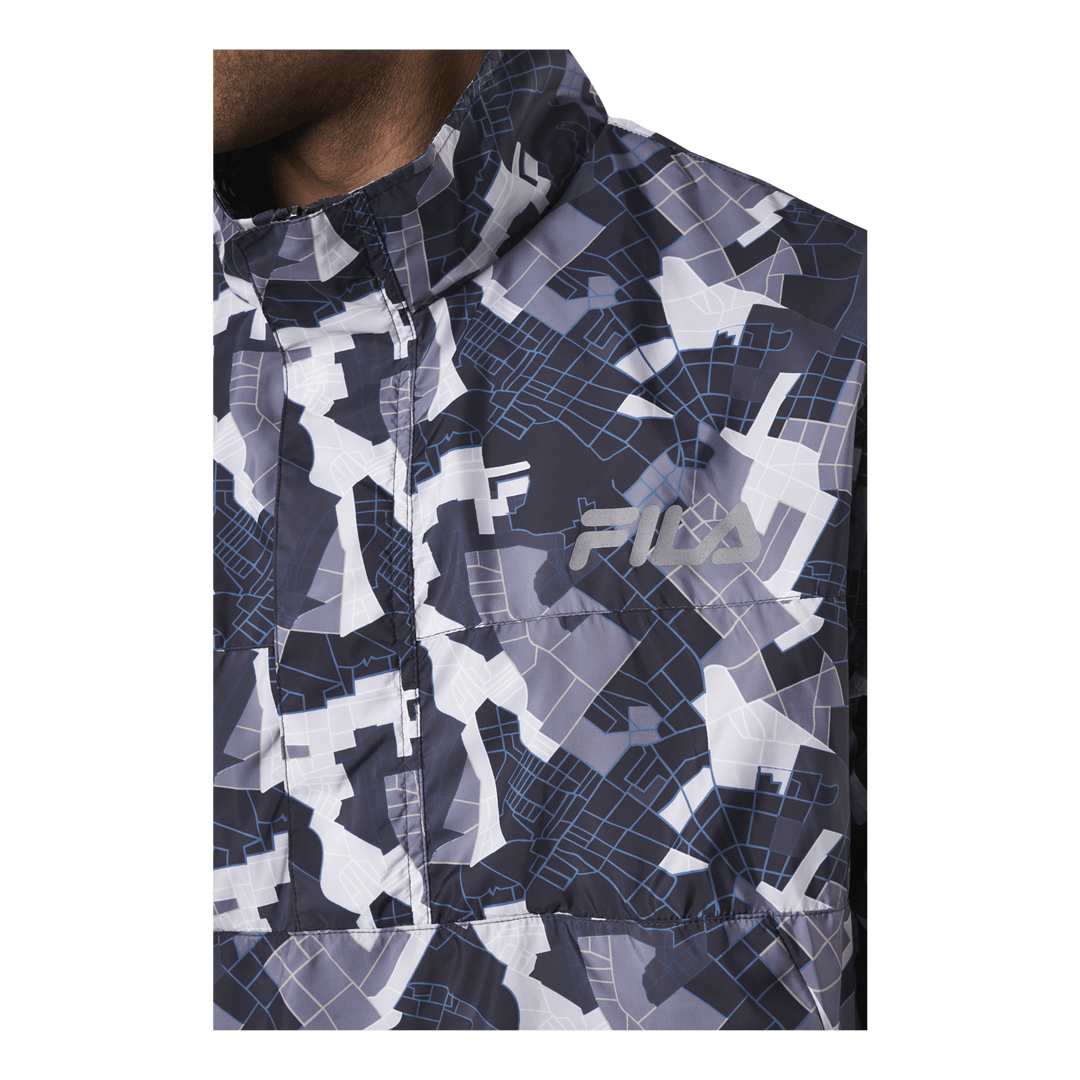 Ender Aop Wind Anorak Grey