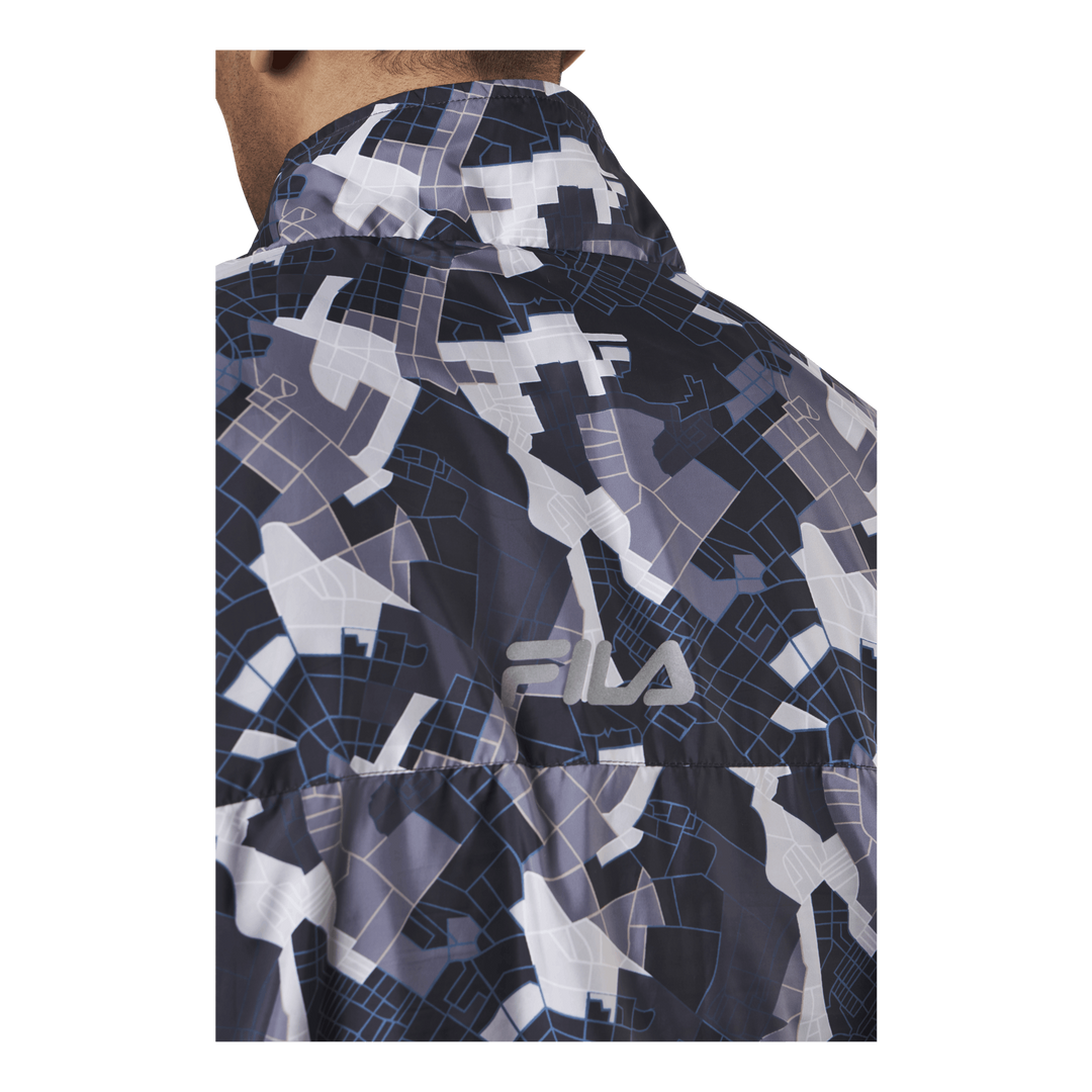 Ender Aop Wind Anorak Grey