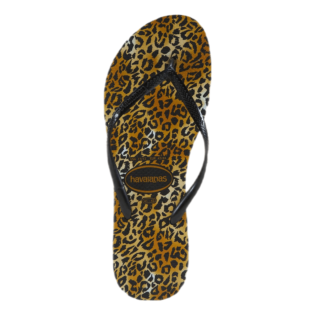 Slim Leopard Beige/Black