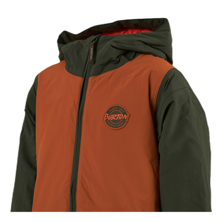 Boys Gameday Jacket Brown/Green