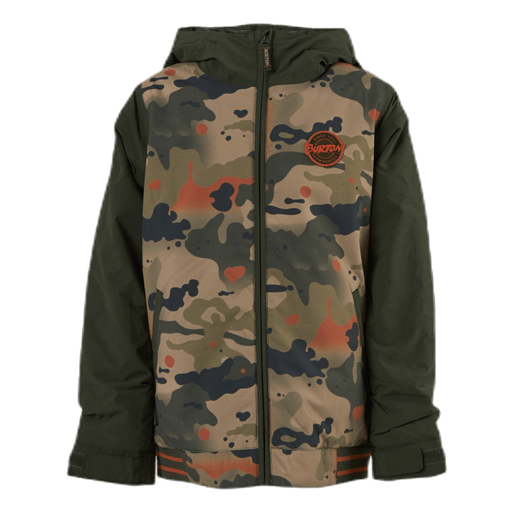 Boys Gameday Jacket Patterned/Green