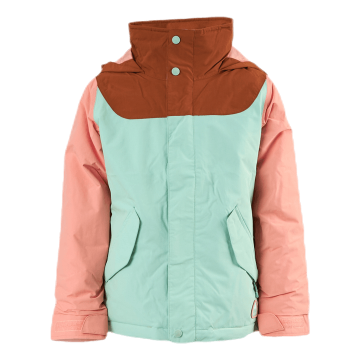 Girls Elodie Jacket Blue/Pink/Brown