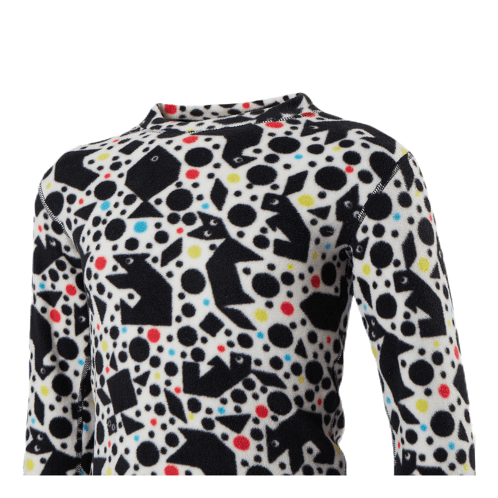 Mini Fleece Set White/Black