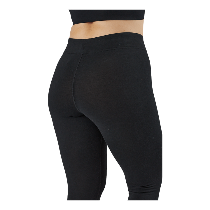 Sportswear Essential Women's 7/8 Mid-Rise Leggings BLACK/WHITE
