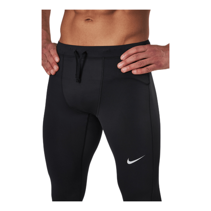 Dri-FIT Challenger Men's Running Tights BLACK/REFLECTIVE SILV