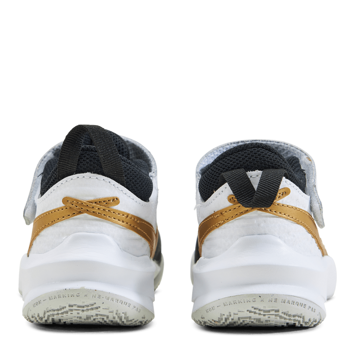 Team Hustle D 10 Little Kids' Shoes BLACK/METALLIC GOLD-WHITE-PHOTON DUST