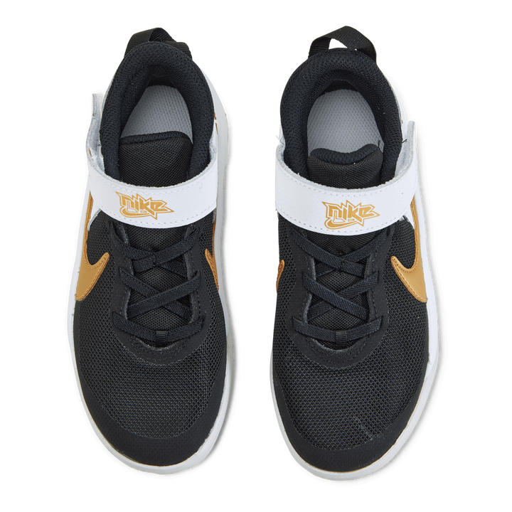 Team Hustle D 10 Little Kids' Shoes BLACK/METALLIC GOLD-WHITE-PHOTON DUST