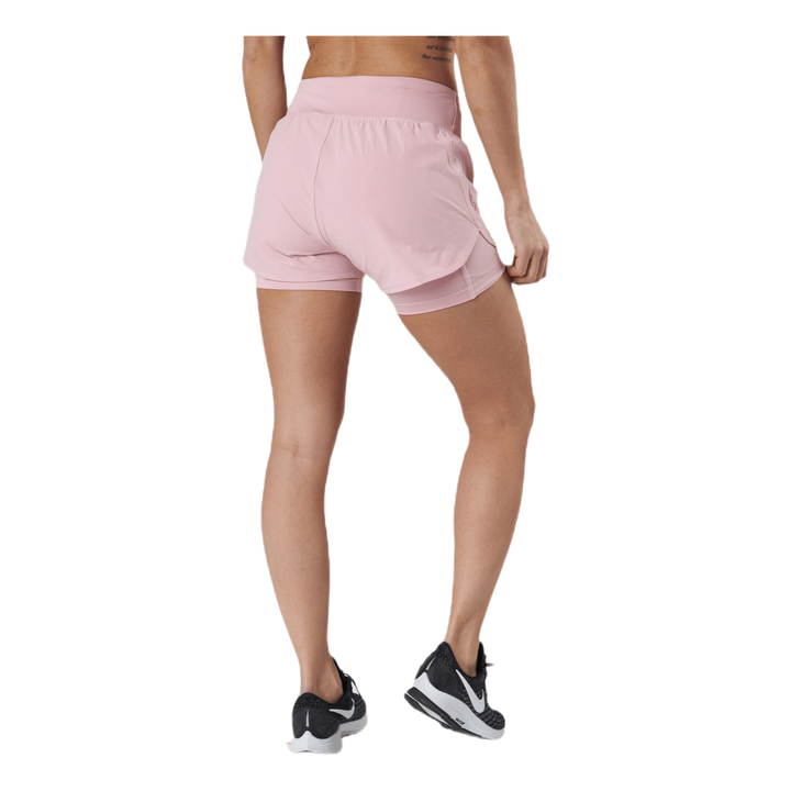 Eclipse 2-In-1 Running Shorts Pink