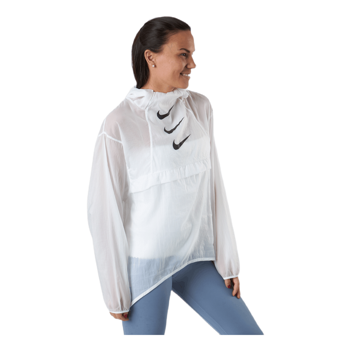 Run Division Packable Jacket White