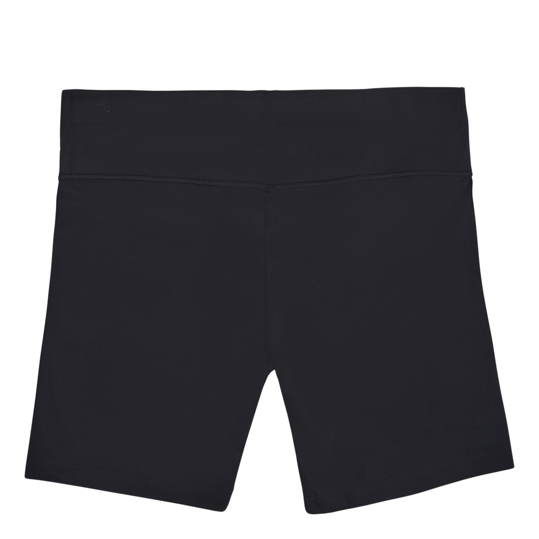 One Women's Mid-Rise 7" Bike Shorts (Plus Size) BLACK/WHITE