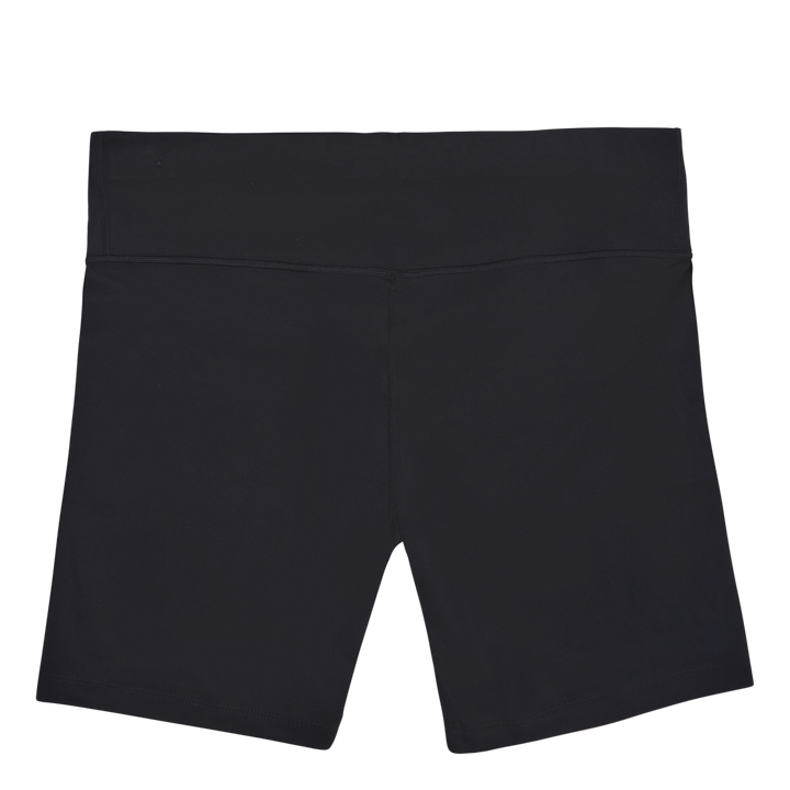 One Women's Mid-Rise 7" Bike Shorts (Plus Size) BLACK/WHITE