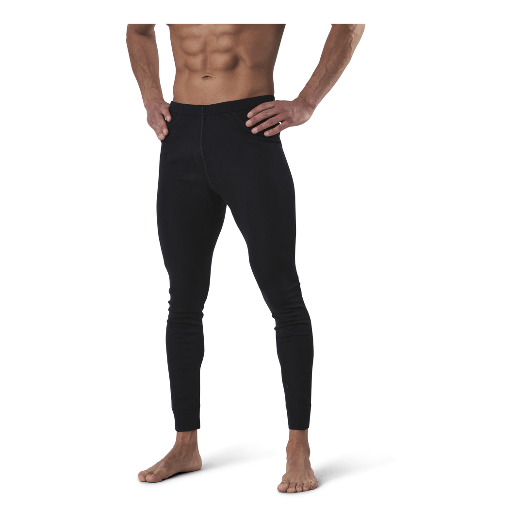 Bjorn Long Bottom 100% Merino Wool Black