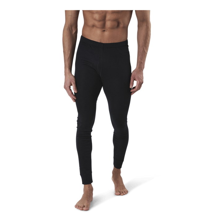 Bjorn Long Bottom 100% Merino Wool Black