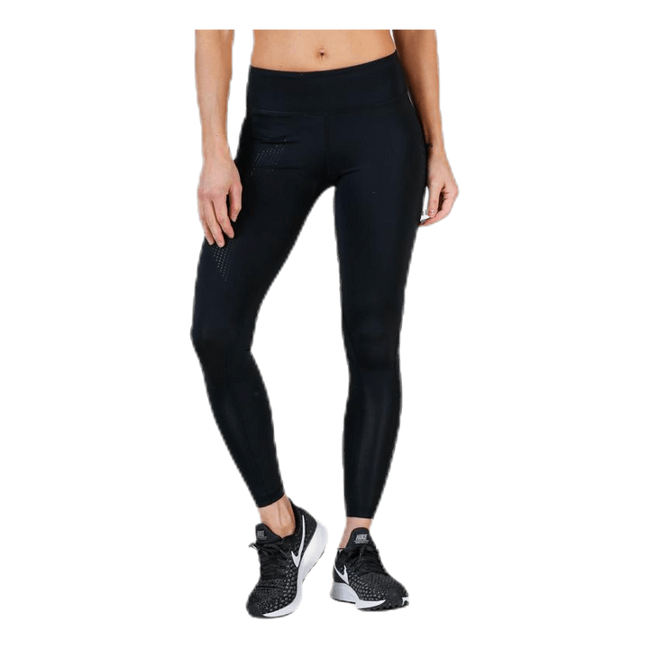 Mid-Rise Compression Tights Black