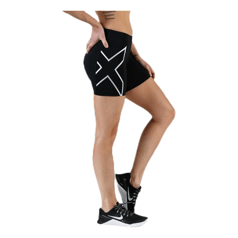 Core Compression 5" Shorts W Black/Silver