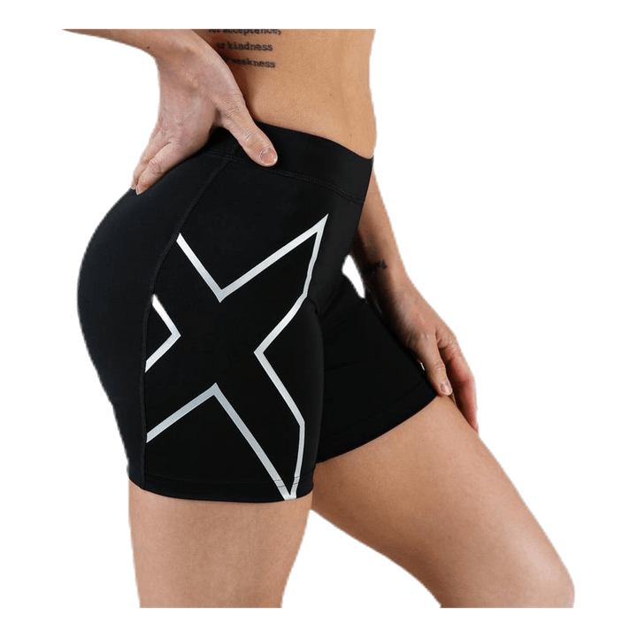 Core Compression 5" Shorts W Black/Silver