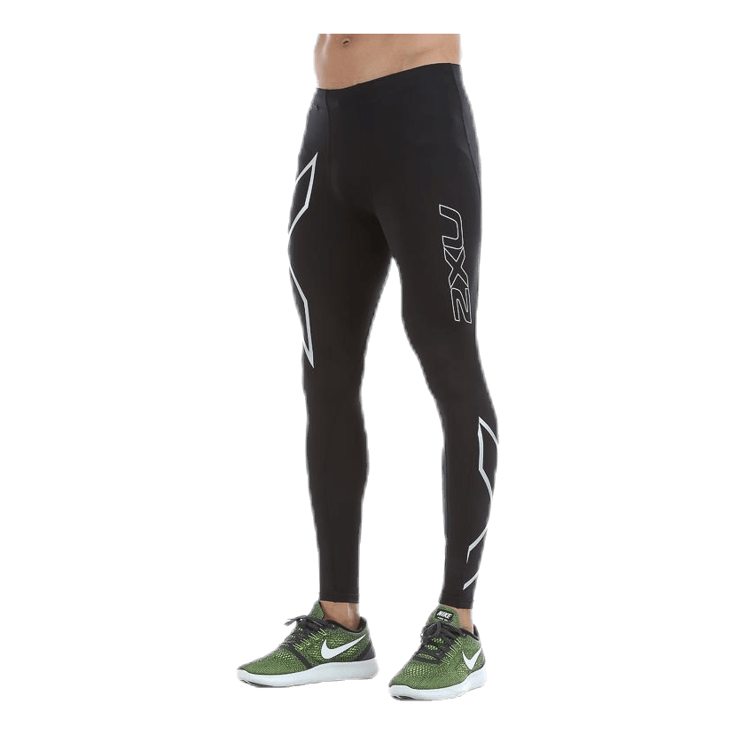 TR2 Compression Tights Black/Silver