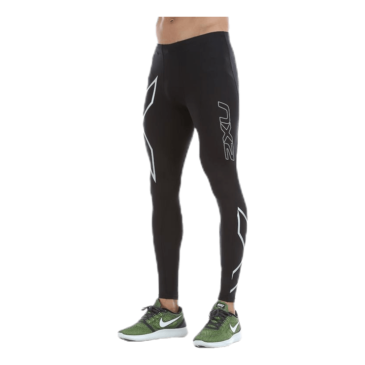 TR2 Compression Tights Black/Silver