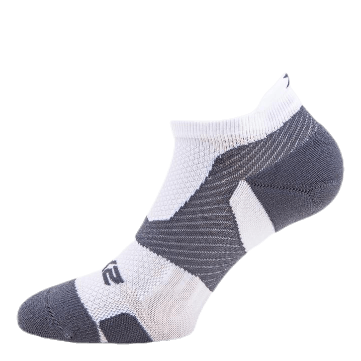 Vectr LightCushion NoShow Sock White/Grey