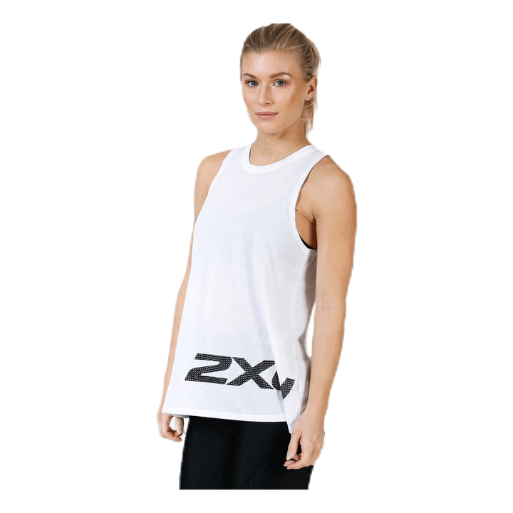 Urban Graphic Singlet White/Black