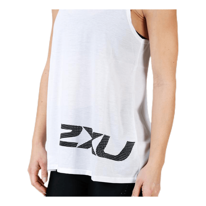 Urban Graphic Singlet White/Black