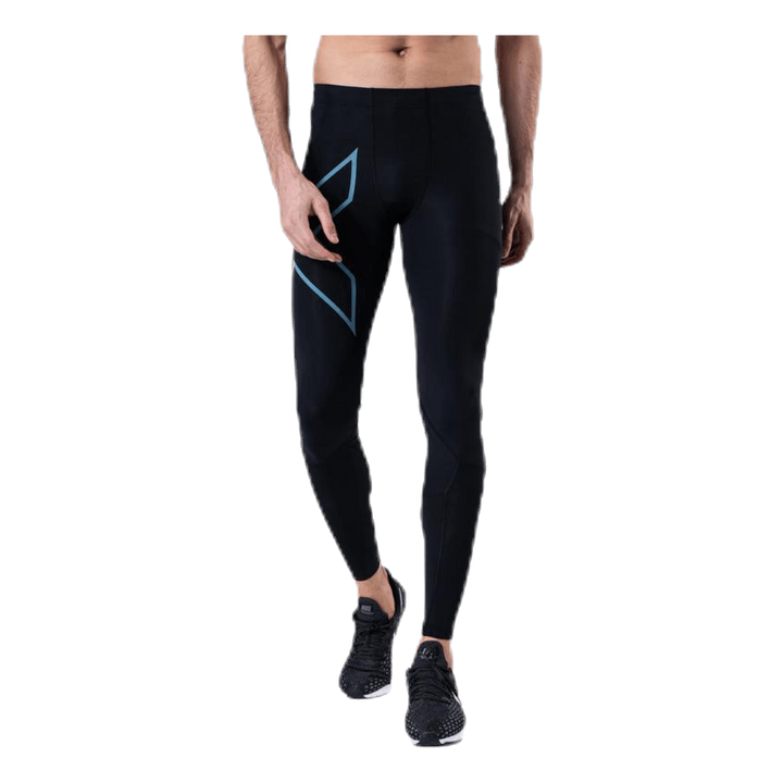 Run Dash Compr Tights Blue/Black