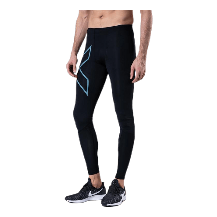 Run Dash Compr Tights Blue/Black
