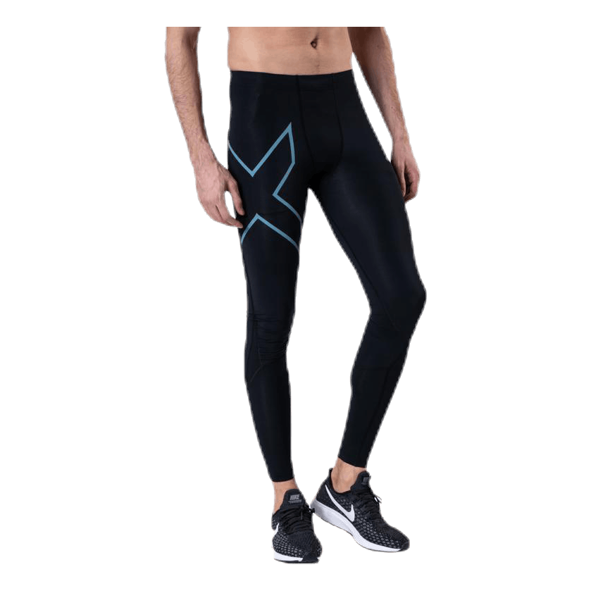 Run Dash Compr Tights Blue/Black