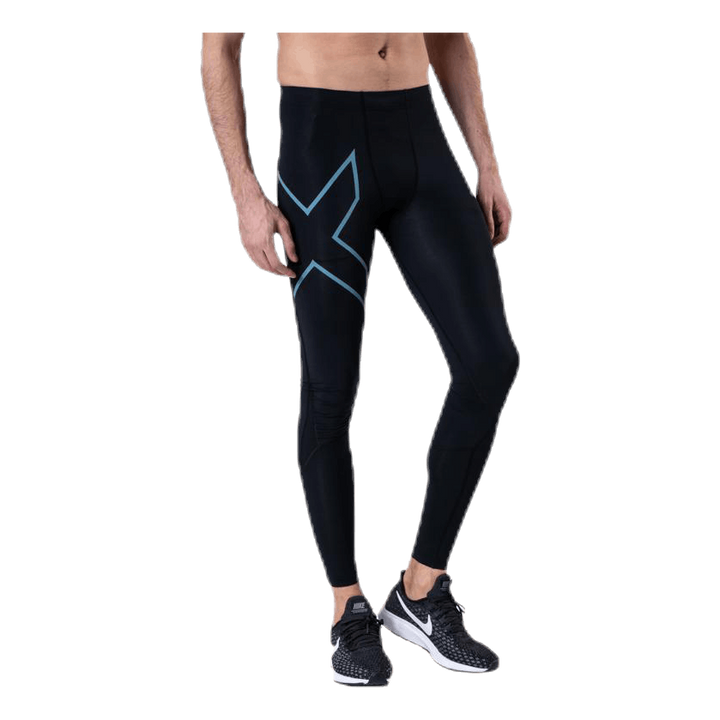Run Dash Compr Tights Blue/Black