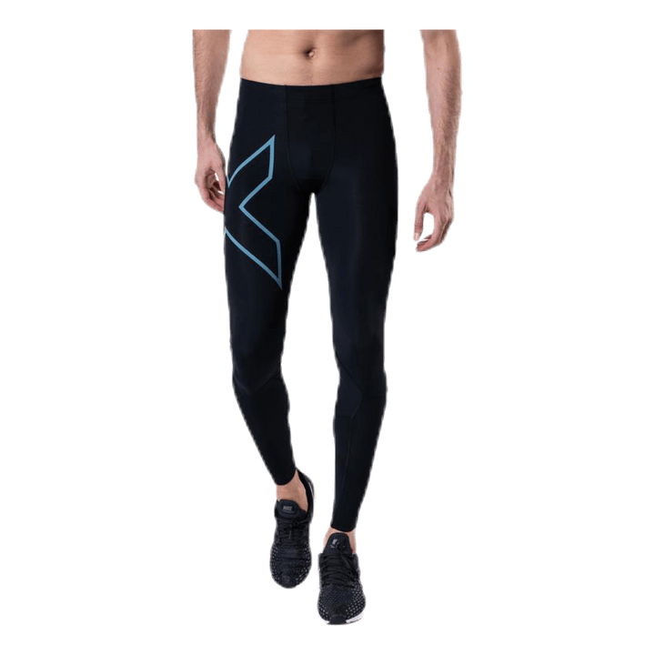 Run Dash Compr Tights Blue/Black