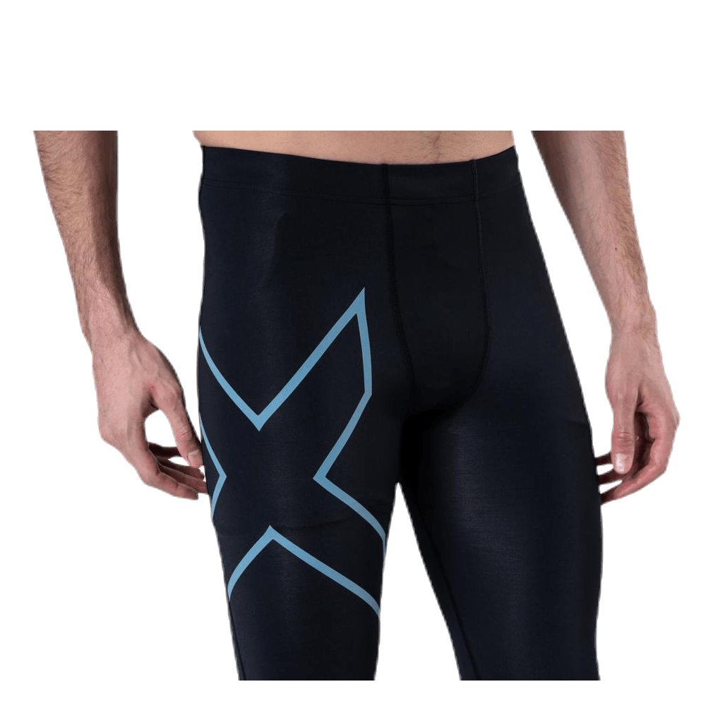 Run Dash Compr Tights Blue/Black