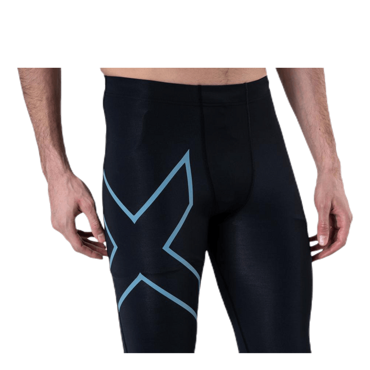 Run Dash Compr Tights Blue/Black