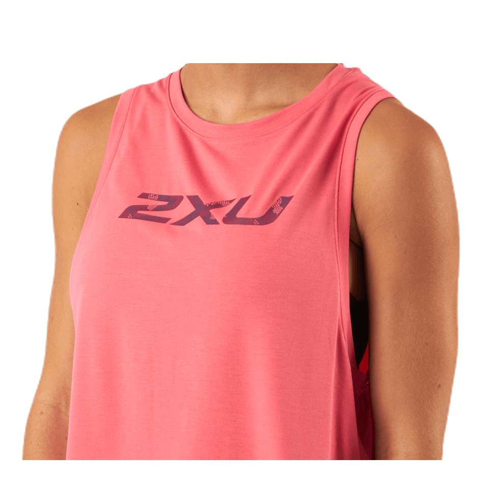 Contender Crop Tank-W Pink