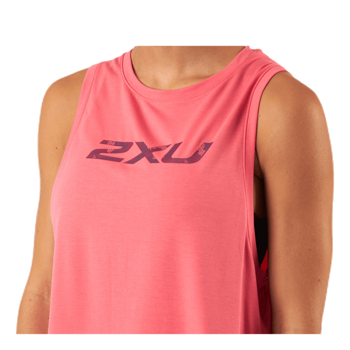 Contender Crop Tank-W Pink
