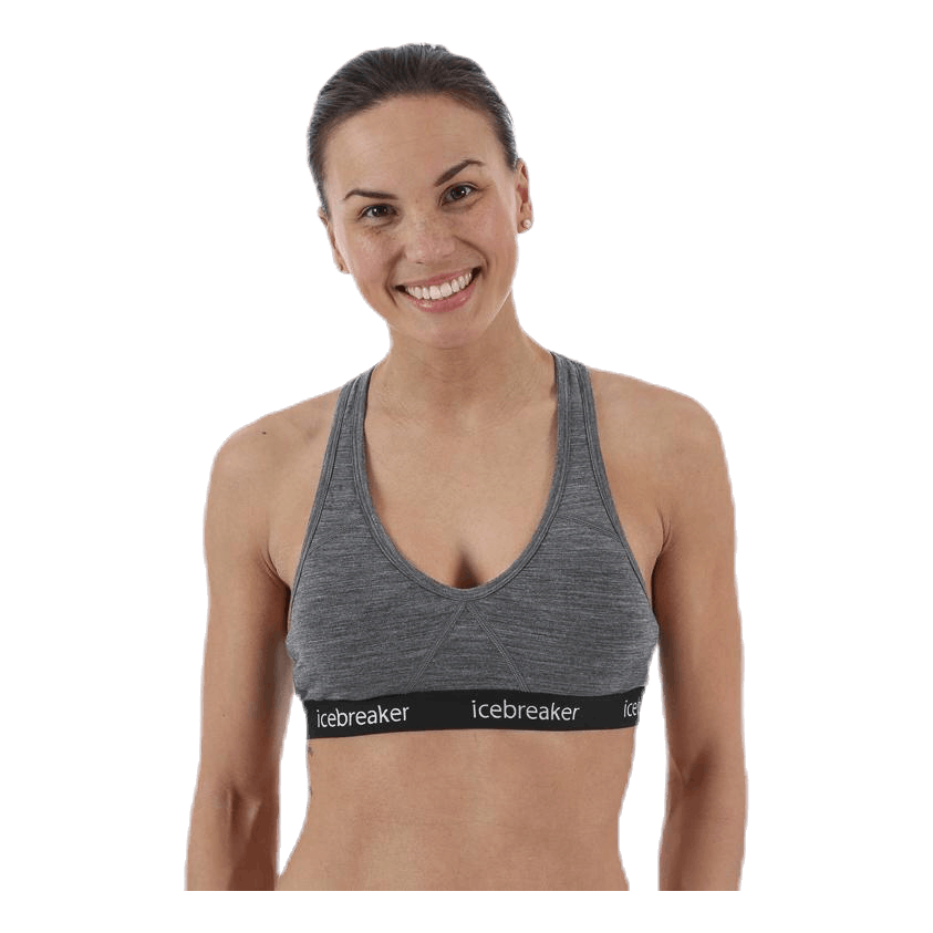 Icebreaker Sprite Racerback Bra Grey Sportamore