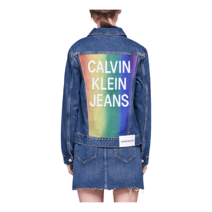 Omega Embroidered Trucker Gray