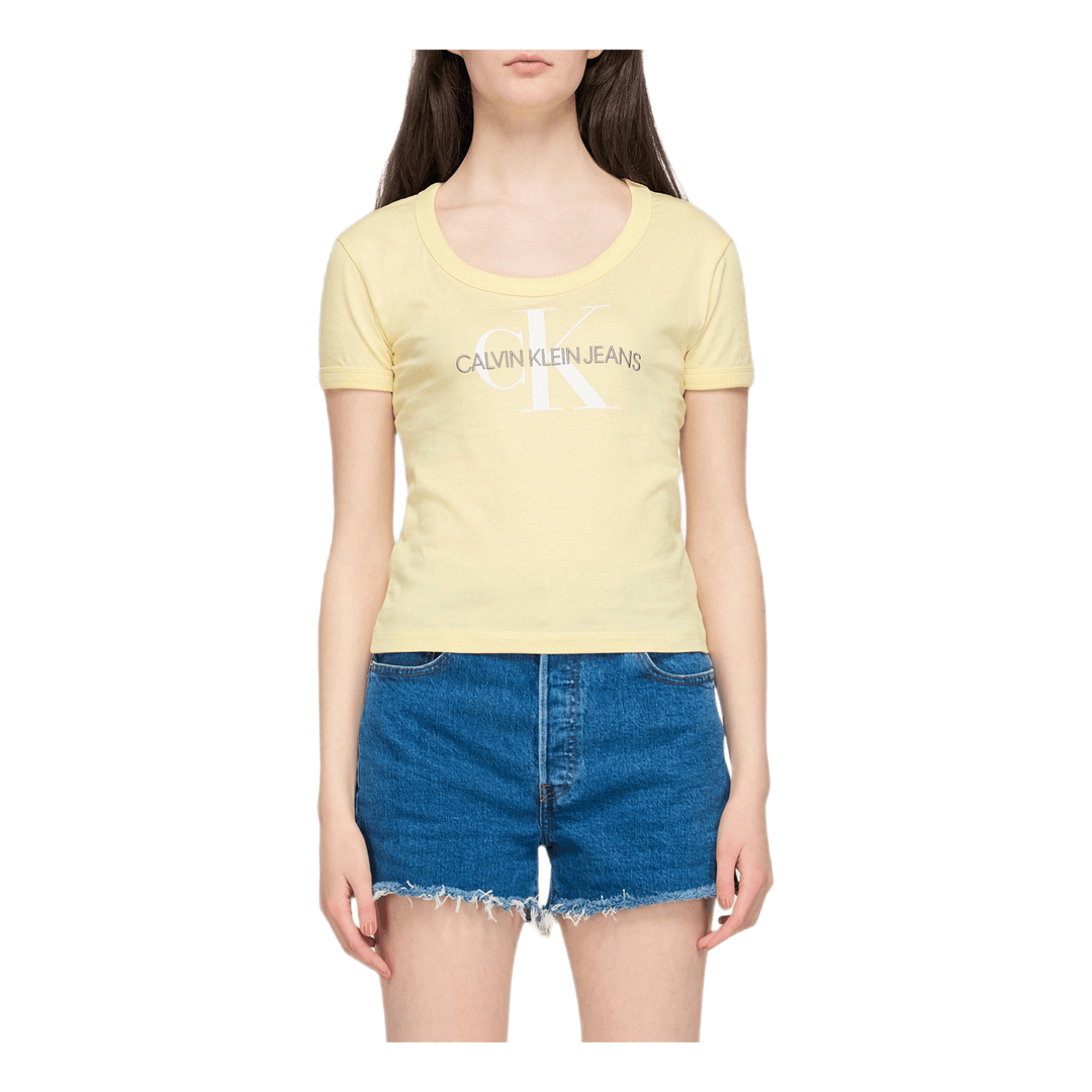 Vegetable Dye Monogram Baby Te Yellow